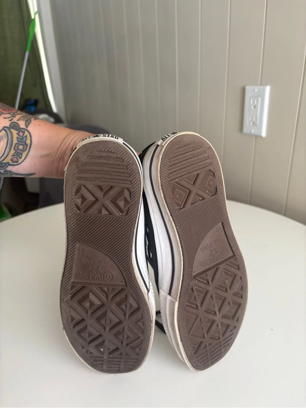Converse Black Low Top Canvas Sneakers